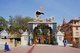 India: Entrance to the Krishna Temple (Krishna Janmabhoomi), Mathura (birthplace of Lord Krishna), Uttar Pradesh